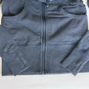 Lululemon Women’s Scuba Full Zip Hoodie Navy Blue Athletic Activewear Size 2 thumbnail 8