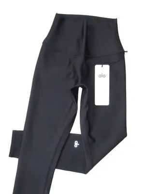 NWT Alo Yoga 7/8 High-Waist Airlift Legging in Black Stretch Workout XS thumbnail 3