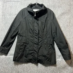 Weatherproof‎ Jacket Womens XL Black Lightweight Utility Zip Front Coat thumbnail 11