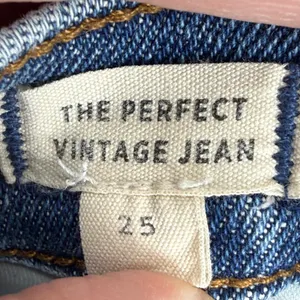 Madewell The Perfect Vintage Jean Mid Rise Blue Wash Denim Women's‎ Size 25 thumbnail 3