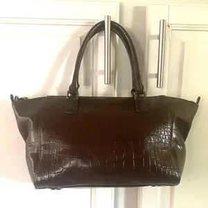 Esprit Vintage Dark Brown faux handbag thumbnail 1