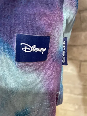 Disney Tie-Dye Long Sleeve Spirit Jersey - Blue, Purple & Gold Castle thumbnail 3