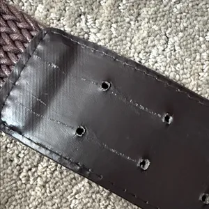 Vegan Leather Waist Belt Brown thumbnail 4