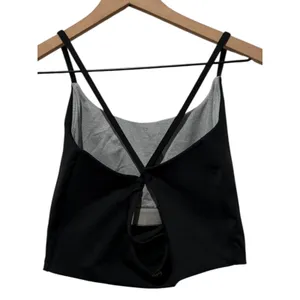 Born Primitive Women Sports Bra Sz L Black Criss Cross Back Padded Athletic Gym thumbnail 2