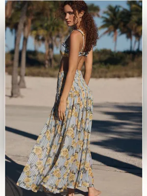 Anthropologie Hutch Ravi Maxi Skirt Size 2X NWT thumbnail 2