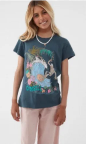 O’Neill Surf Skeleton Gray Tee size L thumbnail 1