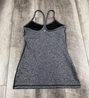 Lululemon Dark Grey Power Y Tank thumbnail 5