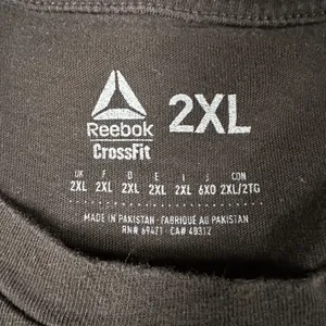 Reebok Crossfit T-shirt 2XL Black Cotton Short Sleeve Crew Neck‎ Graphic Tee thumbnail 5