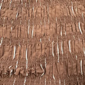 A‎ New Day Brown Ruched Crop Top Spaghetti Straps Women's Size Large thumbnail 4