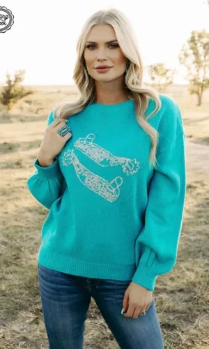 STERLING KREEK The Queen of Spurs Sweater thumbnail 1