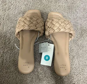 A New Day Brown Sandals thumbnail 1