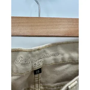 Ralph Lauren Khaki Straight Leg Pants Cotton Stretch Tan‎ Women Size 26 thumbnail 6