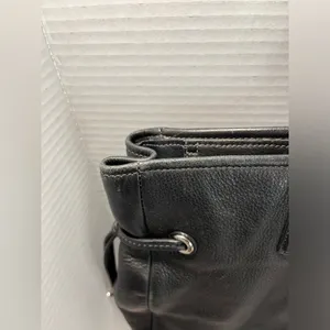 Coach Black and Glossy Leather Tote thumbnail 3