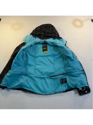 Burton Women’s Small - Y2K Snowboard Jacket Multicolor Plaid Grid Hooded thumbnail 11