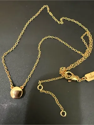 COACH Rose-Gold Open Circle Crystal Pendant Necklace thumbnail 8