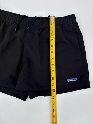 Patagonia Black Women's Athletic Shorts with Logo Tab thumbnail 5