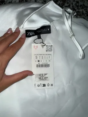 ZARA Satin Effect Top With Bow thumbnail 4