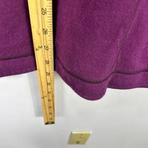 Lucy Zip Up Reversible Sweatshirt Jacket‎ Womens XL Purple Gym Lounge Athleisure thumbnail 4
