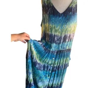 Chic BILA Rayon Tie-Dye Midi Dress for Women - Stylish & Comfy thumbnail 6