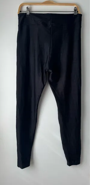 Black Drawstring Pants, Large thumbnail 2