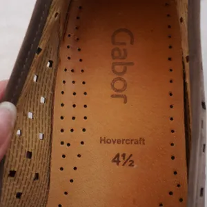 Gabor Hovercraft Brown Suede Perforated Flats Size 5.5‎ thumbnail 7