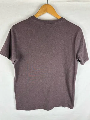 Carhartt Women's Loose Fit Heavyweight Maroon Logo T-Shirt Size S thumbnail 4