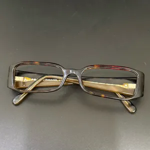 PRADA VPR 16G 766-101 Brown Tortoise Shell 53-17-135 Rectangular Eyeglass Frame thumbnail 5