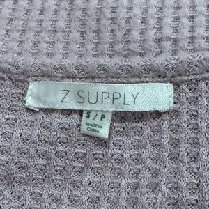 Z Supply Dusty Blush Waffle Knit Thermal Lounge Top Women’s Small thumbnail 2