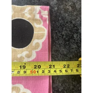 LILLY PULITZER Skirt Sz 6 Pink Tan Black Medallion Print Lined Zip Preppy Beach thumbnail 5