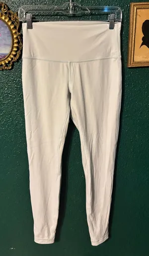 Lululemon Align Baby Blue Double Lined Leggings HR 28” Size 8 thumbnail 1