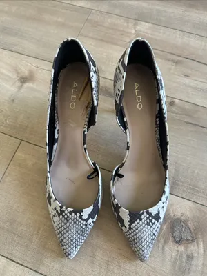 Aldo Snake Animal Print Pointy Heels Sz 9 thumbnail 2