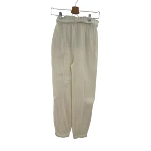 Free People Ivory Double Gauze Paperbag‎ Tie Waist Beach Pants Size XS thumbnail 5