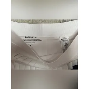 Athleta Match Point High Rise Pleated Colorblock Skort White Navy M NWT thumbnail 5