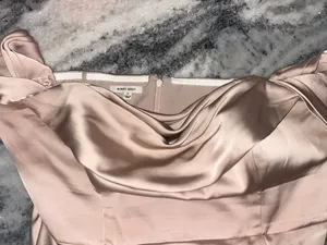 Matte Satin Birdy Grey formal dress thumbnail 2