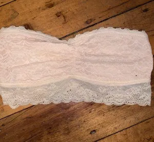 Aerie Cream Lace Bandeau thumbnail 1