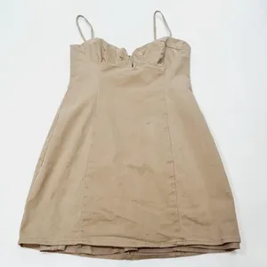 Superdown Renetta Mini Dress in Khaki Small thumbnail 3