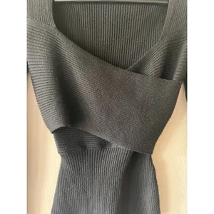 Abercrombie LuxeLoft Wrap Sweater Bodysuit Long Sleeve thumbnail 4