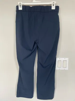 Lululemon On the Fly 7/8 Pant Travel Woven Size 4True Navy 56990 thumbnail 2
