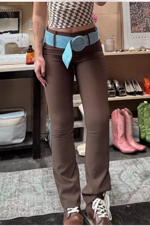 Tiger Mist Brown Trouser Pants thumbnail 3