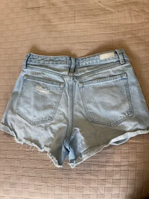 Abercrombie High-Rise Jean Shorts thumbnail 2