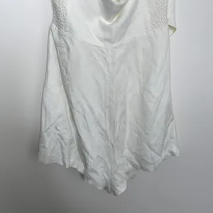 Amanda Uprichard Isadore Romper Linen White Womens XL Revolve thumbnail 11