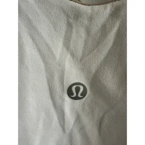 Lululemon Align Tank Top White Tan Lining LW1CW8S Size 6 thumbnail 5