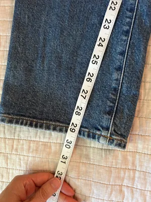 J. Crew Nipped straight high rise jean in semi stretch Bangkok med wash 28” thumbnail 9