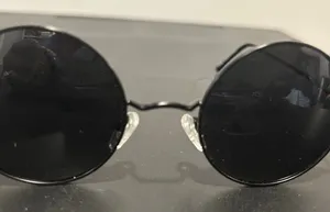 Round Black Sunglasses thumbnail 1