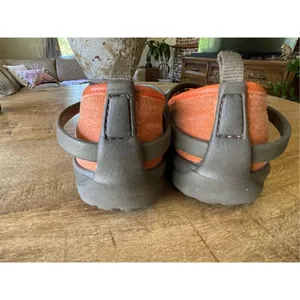 Free with purchase 🛍️Crocs Celeste Woman’s 5 Orange Straps Mary Jane Flats thumbnail 3