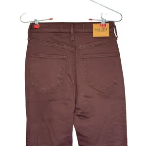 Hollister Women's Pants Highest-Rise Bootcut Leg Split Side Hem Brown‎ 23x31 NWT thumbnail 11