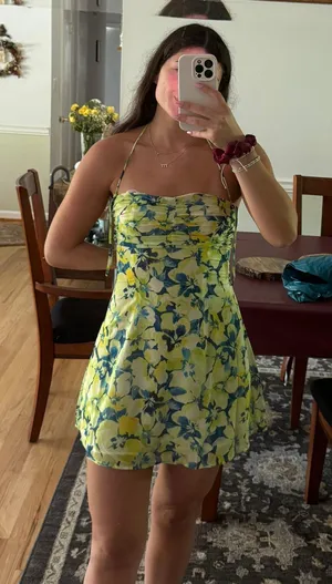 Anthropologie Charlie Holiday Abigail Mini Dress 2 thumbnail 1