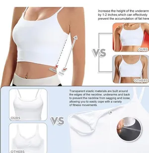 Ecoparty NWT--WHITE SPORTS BRA-SIZE 2X Quick drying, moisture wicking, 88% polyamide. 12% elastane, lightweight, anti wrinkle, anti roll up, anti shrinking, brand new in package Measurements: Bust: armpit to armpit 19-22 inches Length: shoulder seam to bottom 17 inches thumbnail 3