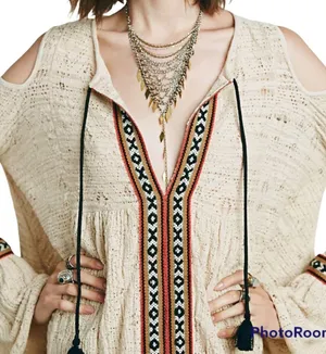 Free People The Love of Flowers boho tunic thumbnail 5
