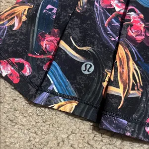 Lululemon Pace Rival‎ Mid-Rise Skirt Long Veiled Floral Black Multi 2 thumbnail 6